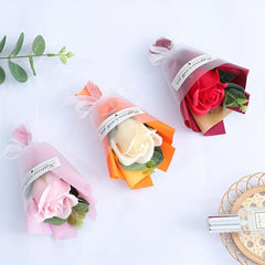 Mini Soap Flower Bouquet Rose Small Bouquet for Party Family Mother Girlfriend