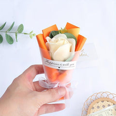 Mini Soap Flower Bouquet Rose Small Bouquet for Party Family Mother Girlfriend