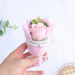 Mini Soap Flower Bouquet Rose Small Bouquet for Party Family Mother Girlfriend