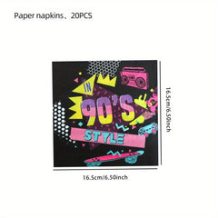 20pcs Party Napkins Animals Giraffes Elephants For Parties