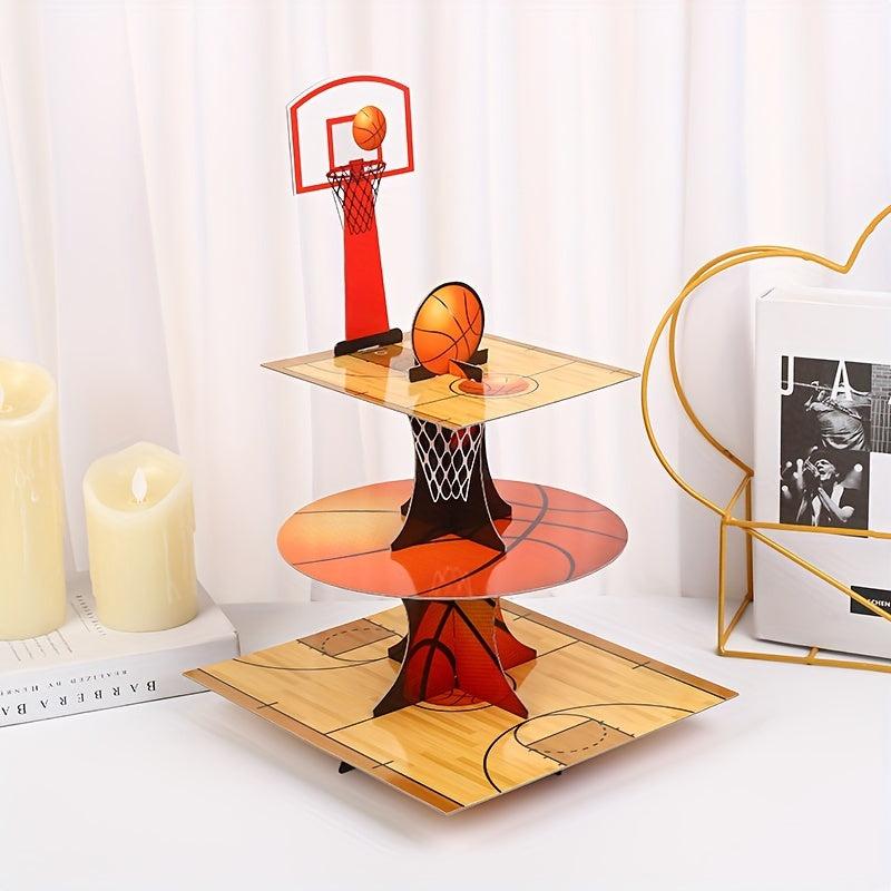 1pc Basketball Cake Rack Birthday Party Supplies
