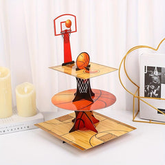 1pc Basketball Cake Rack Birthday Party Supplies