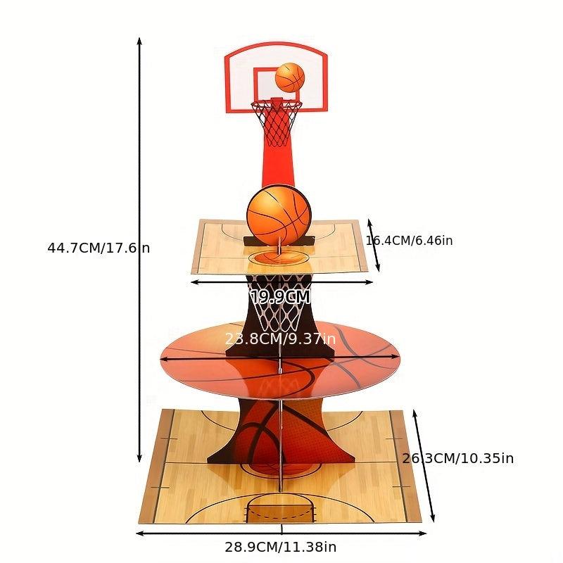 1pc Basketball Cake Rack Birthday Party Supplies