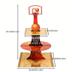 1pc Basketball Cake Rack Birthday Party Supplies