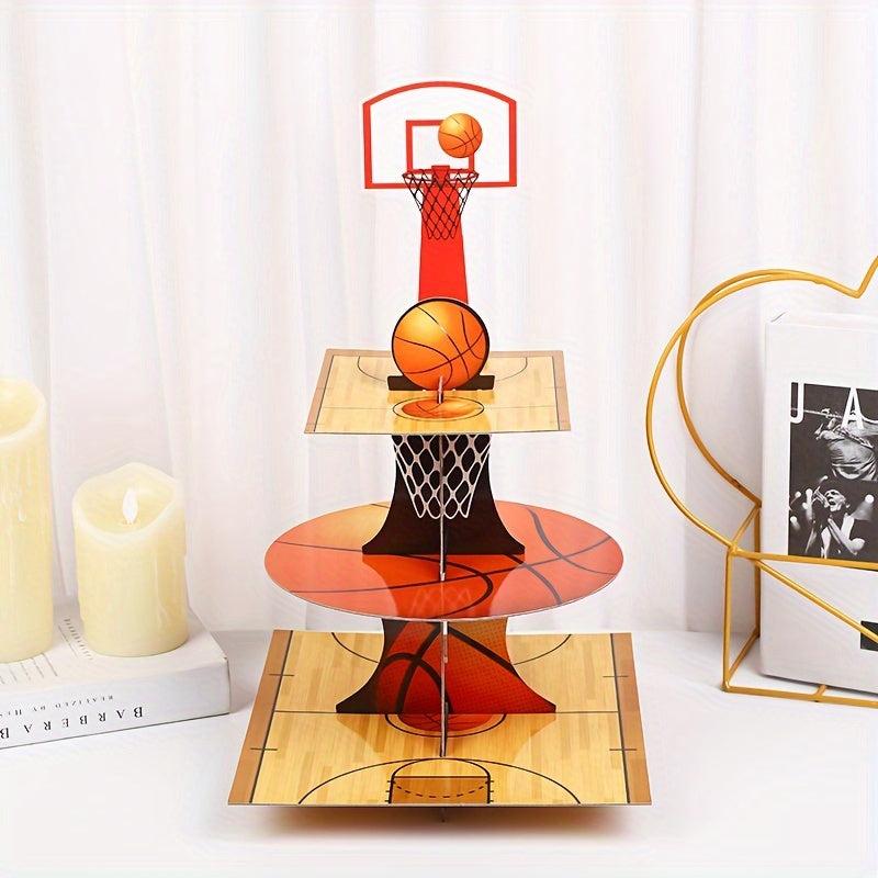 1pc Basketball Cake Rack Birthday Party Supplies