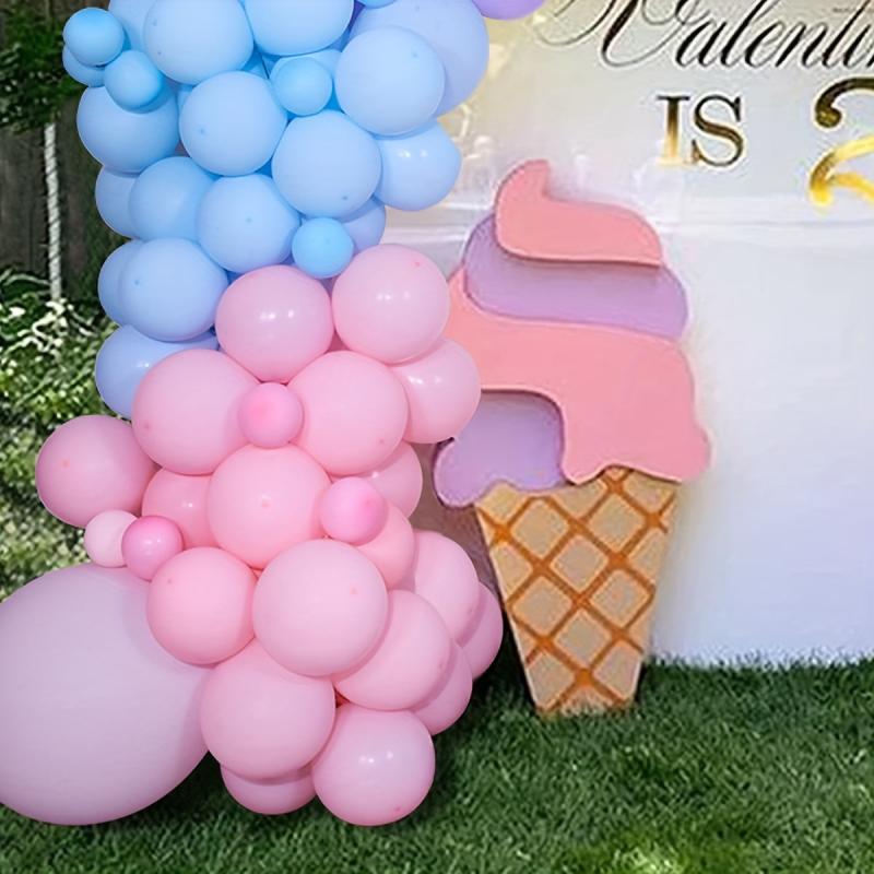202pcs Pink Balloons Set Baby Shower Gender Reveal Party Decor Supplies