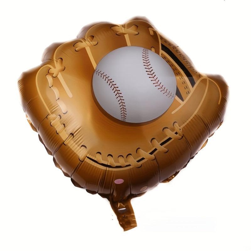 Baseball Gloves Aluminum Film Balloon Kids Party Decoration Toy