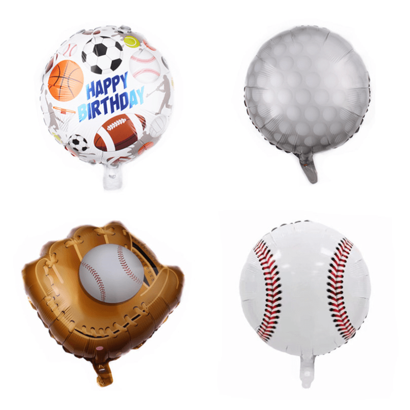 Baseball Gloves Aluminum Film Balloon Kids Party Decoration Toy