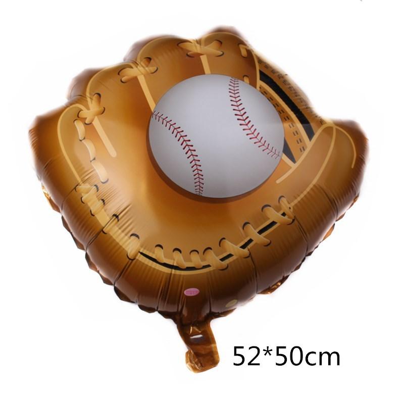 Baseball Gloves Aluminum Film Balloon Kids Party Decoration Toy