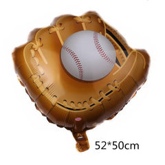 Baseball Gloves Aluminum Film Balloon Kids Party Decoration Toy