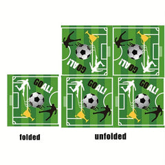 20pcs Football Party Napkin Double Layer Thickened Tissue for Boy Birthday