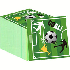 20pcs Football Party Napkin Double Layer Thickened Tissue for Boy Birthday