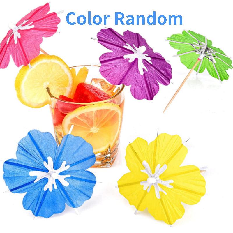 50pcs Hawaii Independence Party Decorations Fruit Sticks Cake Decorations
