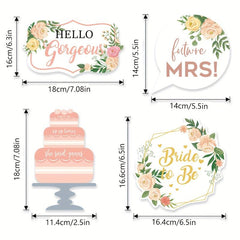 32pcs Wedding Photo Booth Props Funny Selfie Props Kit For Bachelorette Party