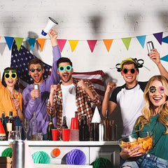 9pcs Party Sunglasses Hawaiian Glasses Funny Fancy Beach Party Favors