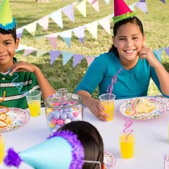Butterfly Party Supplies Set for 10 Guests - Spring Floral Plates