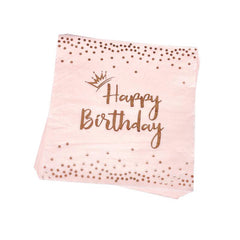 20pcs Birthday Party Disposable Paper Cups Plates Tissues Wedding Decor
