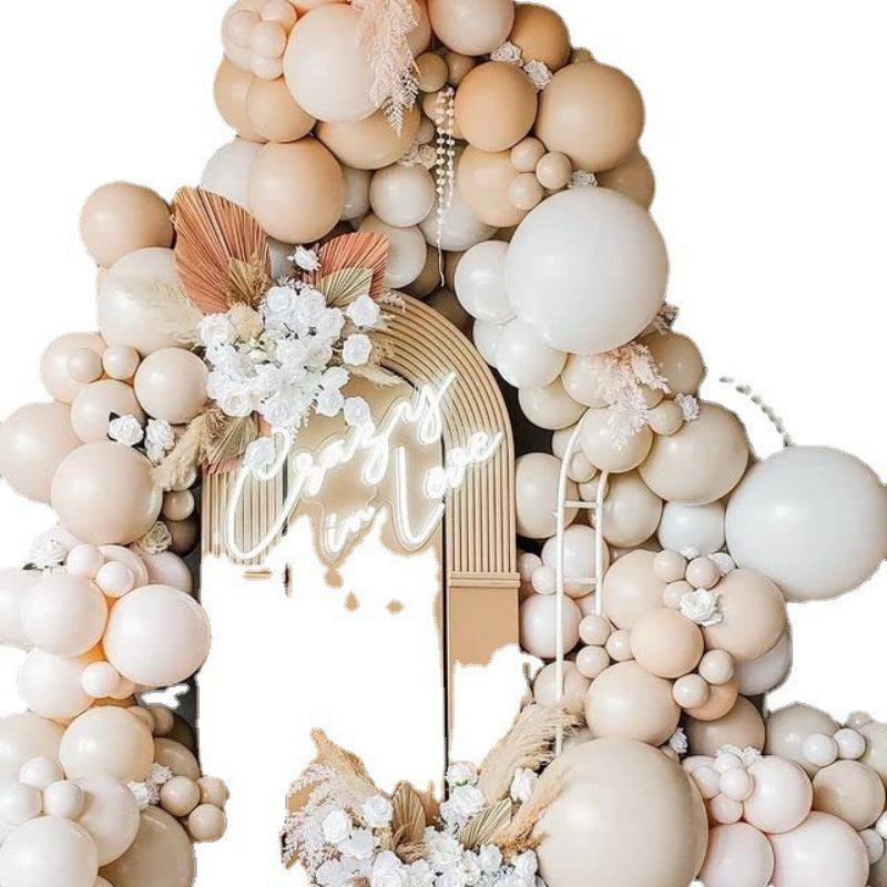 119pcs Retro Sand Balloon Wreath Arch Kit Birthday Party Wedding Supplies