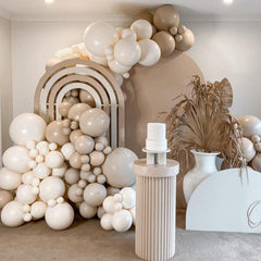 119pcs Retro Sand Balloon Wreath Arch Kit Birthday Party Wedding Supplies
