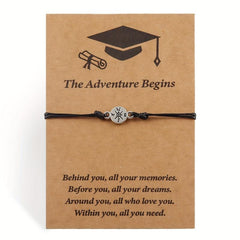 Graduation Compass Bracelet - Unique Gift for Graduates