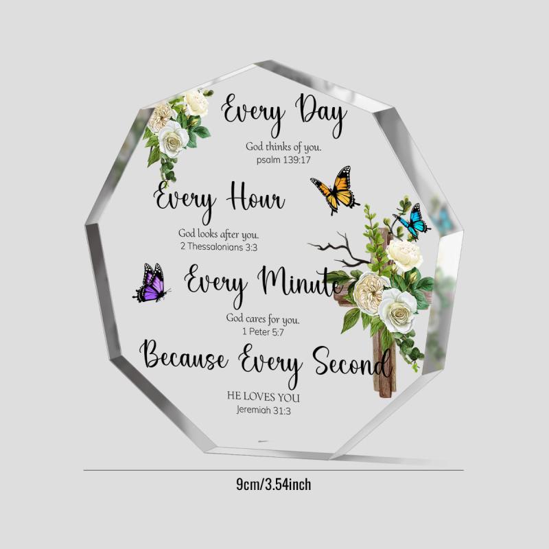 Christian Bible Verse Prayers Acrylic Art for Women