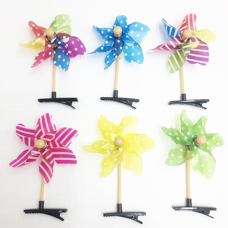 Windmill Hairpin Party Performance Props Headwear Daily Party Supplies