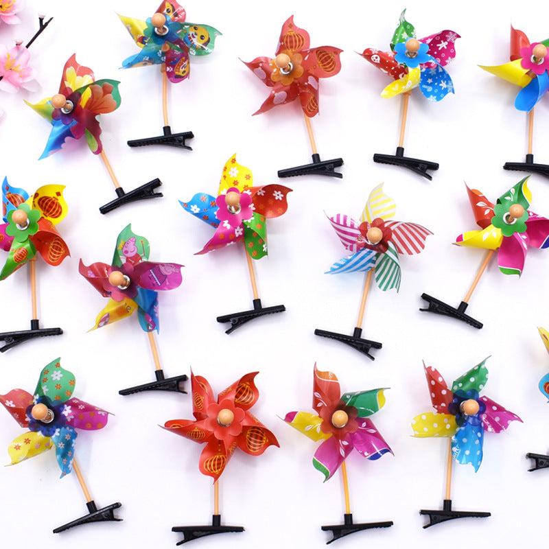 Windmill Hairpin Party Performance Props Headwear Daily Party Supplies