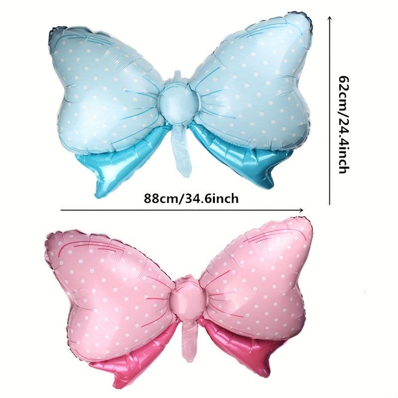 Candy Polka Dot Bow Aluminum Balloons for Birthday Party