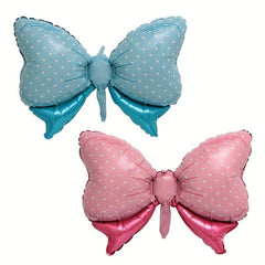 Candy Polka Dot Bow Aluminum Balloons for Birthday Party