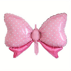 Candy Polka Dot Bow Aluminum Balloons for Birthday Party