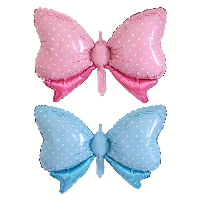 Candy Polka Dot Bow Aluminum Balloons for Birthday Party