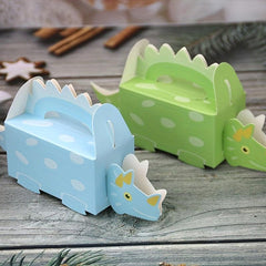 10pcs Dinosaur Gift Paper Box Baby Shower Decor
