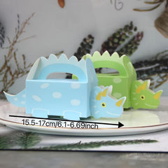 10pcs Dinosaur Gift Paper Box Baby Shower Decor