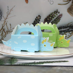 10pcs Dinosaur Gift Paper Box Baby Shower Decor