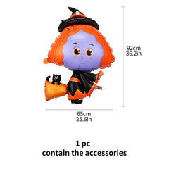 Halloween Large Witch Decoration Balloon Party Supplies