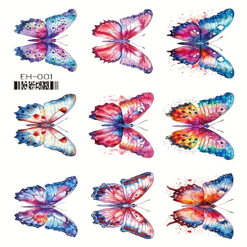 Custom Arm Butterfly Tattoo Sticker - Fresh Goddess Party Body Art