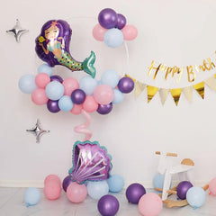 Little Mermaid Balloon Garland Arch DIY Set For Party Decorations