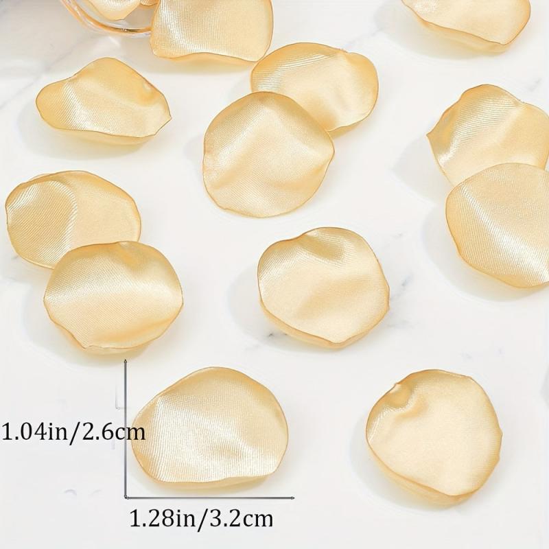 100pcs Khaki Wedding Party Decoration Petals