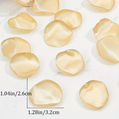 100pcs Khaki Wedding Party Decoration Petals