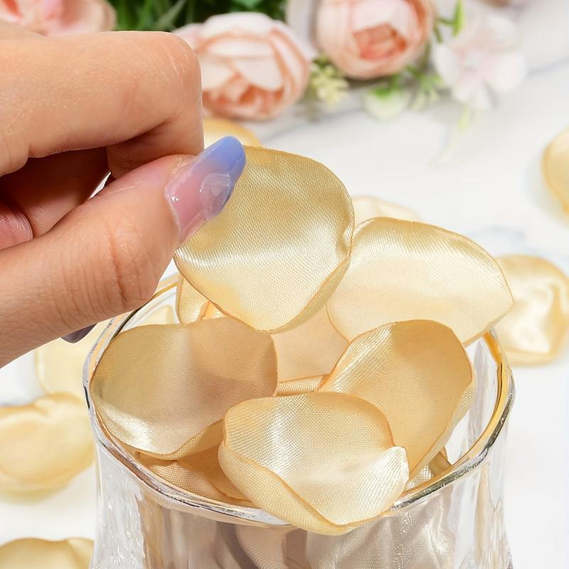 100pcs Khaki Wedding Party Decoration Petals