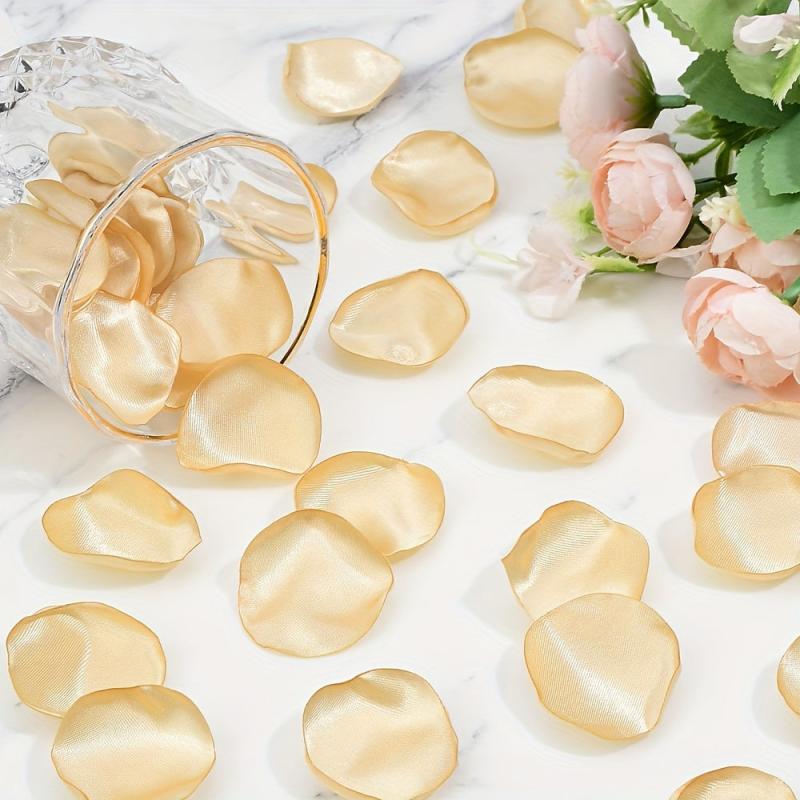 100pcs Khaki Wedding Party Decoration Petals