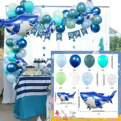 102pcs Underwater World Ocean Theme Balloon Party Set 25 4 Cm