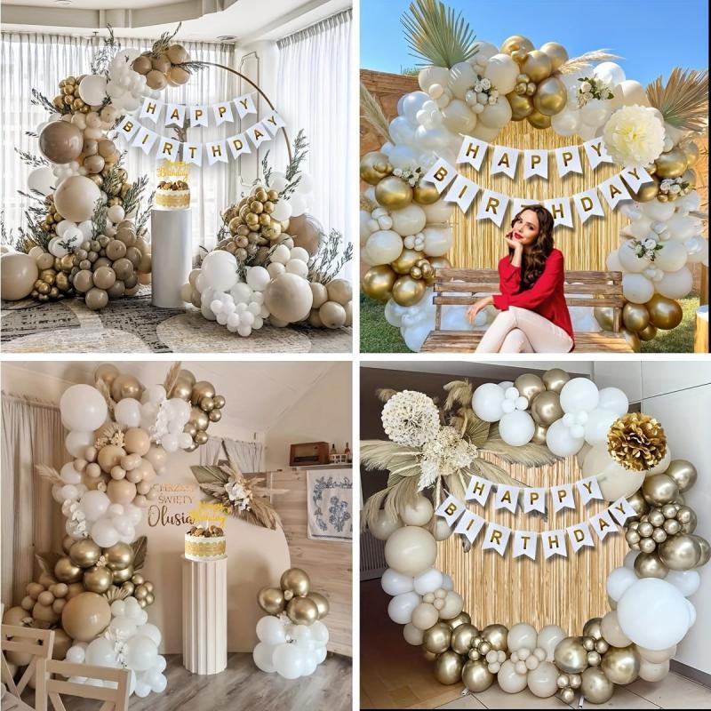 Boho Sand Balloon Birthday Decorations Set