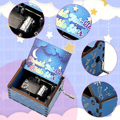 1pc Happy Birthday Music Box Hand Operated Gift