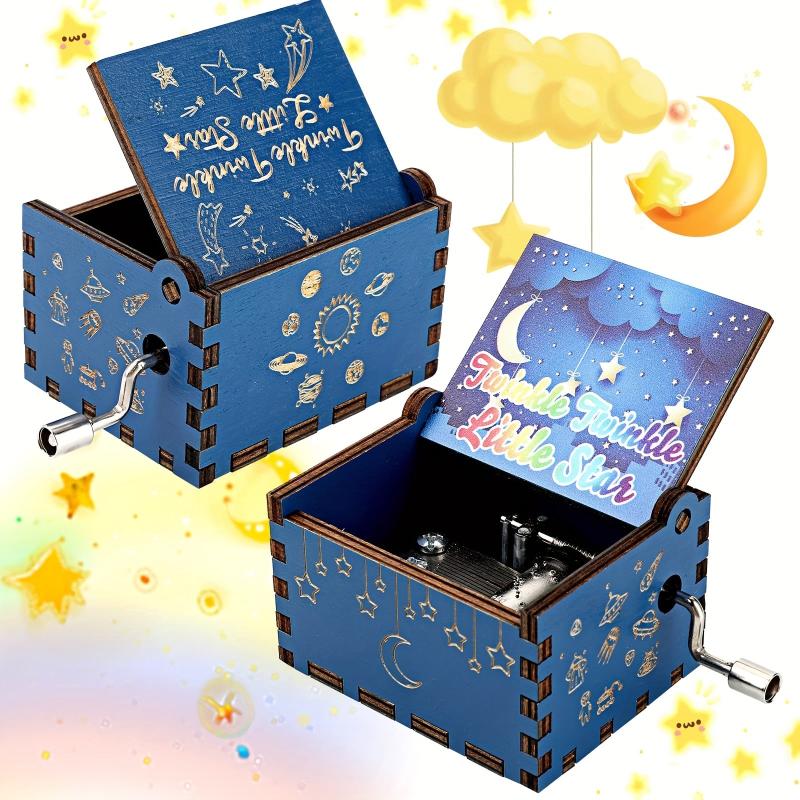 1pc Happy Birthday Music Box Hand Operated Gift