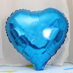 50pcs Monochrome Heart Aluminum Film Balloons for Wedding and Party Decoration