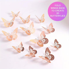 Light Pink Purple Balloon Wreath Arch Set with Butterfly Stickers