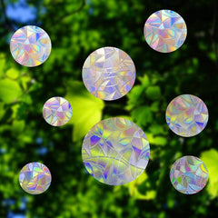 10pcs Rainbow Sun Catcher Wall Stickers Bedroom Decor Window Decal