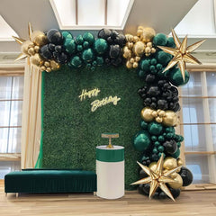 137pcs Green & Golden Balloons Garland Arch Kit for Party Decoration