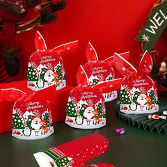 50pcs Christmas Party Candy Packaging Bags Gift Bags Christmas Decor Supplies